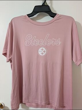 NFL Women's Light Pink Logo T-Shirt